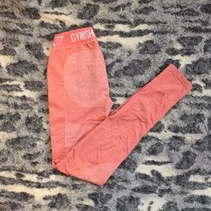 Gymshark flex leggings peach/coral.